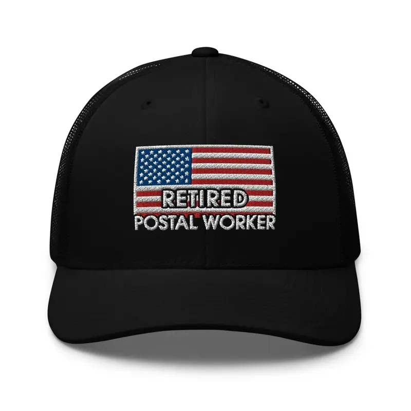 Proud Retired Postal Worker Cap 