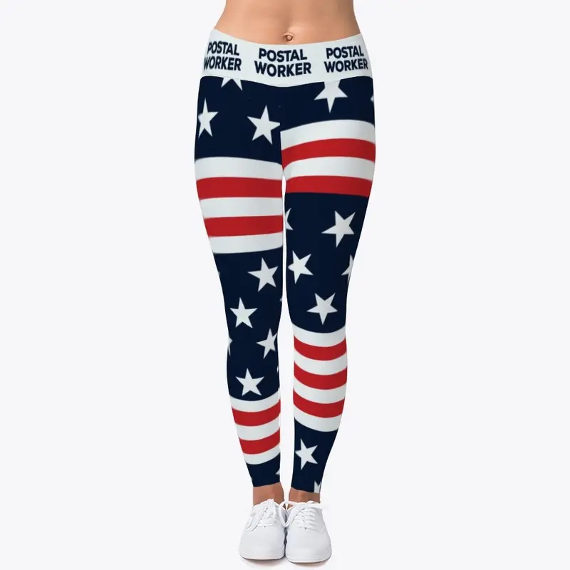 Postal Worker US FLAG Legging