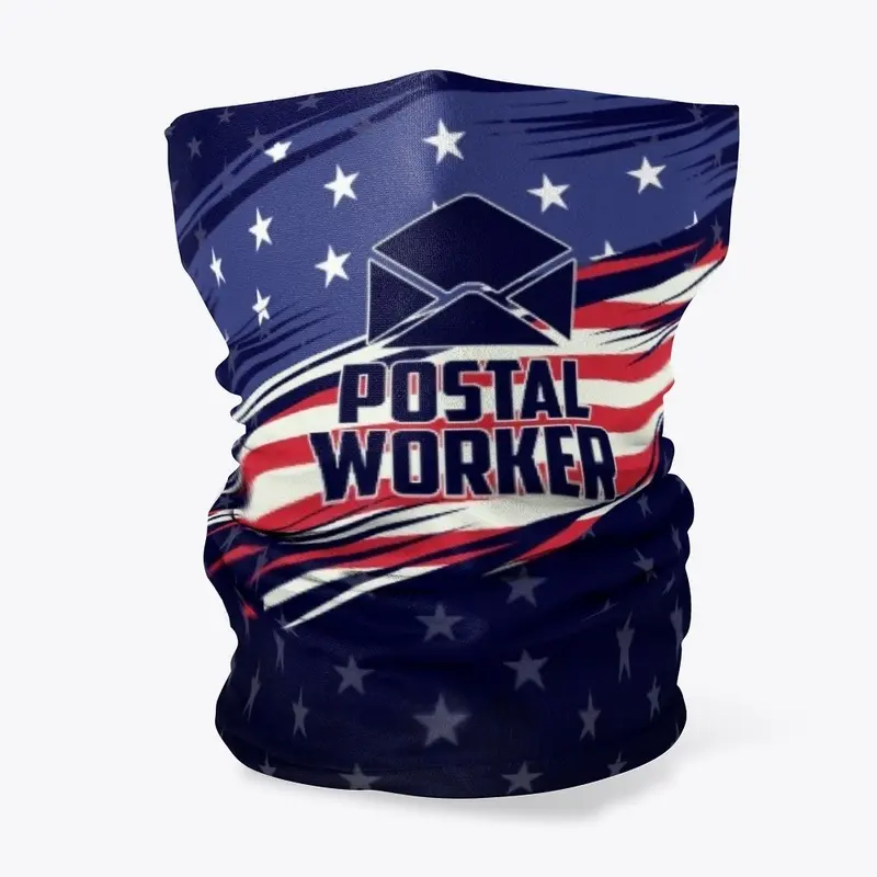 Proud Postal Worker Neck Gaiter