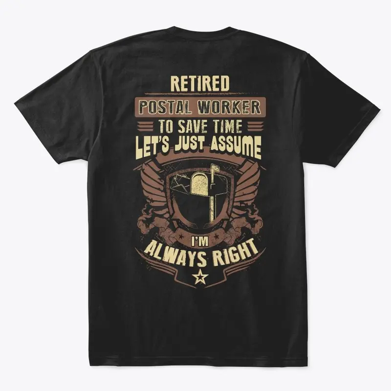 Retired Postal Worker Shirt 