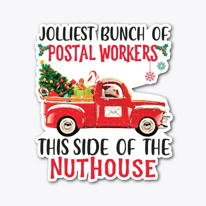 Postal Worker Christmas Hoodie