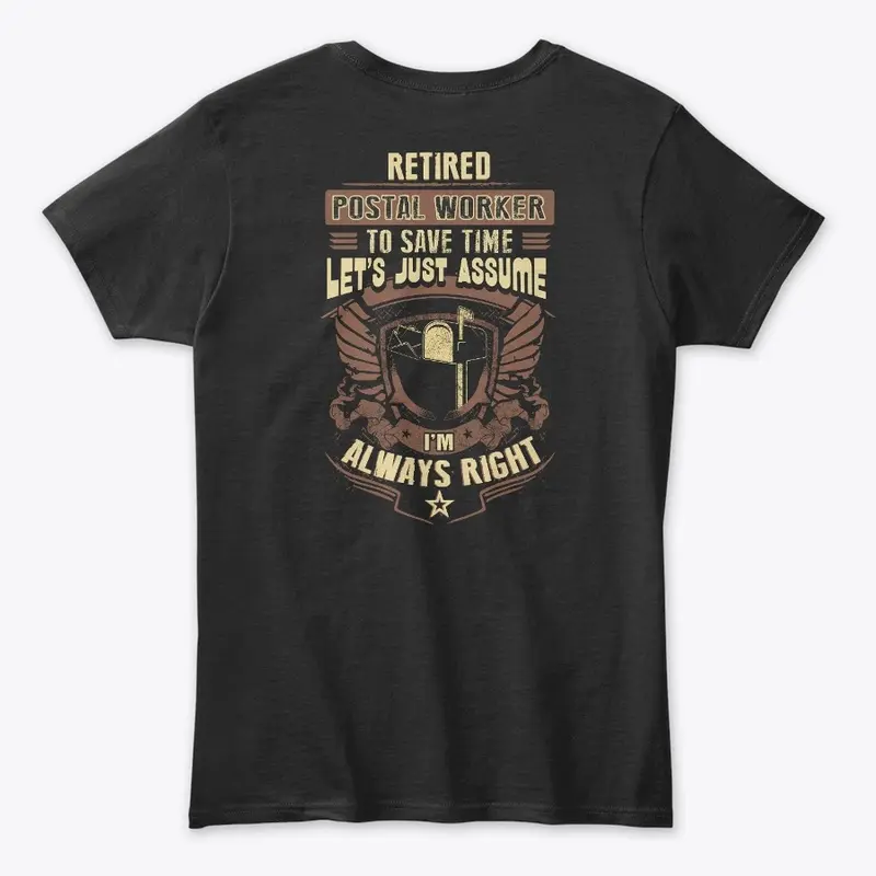 Retired Postal Worker Shirt 