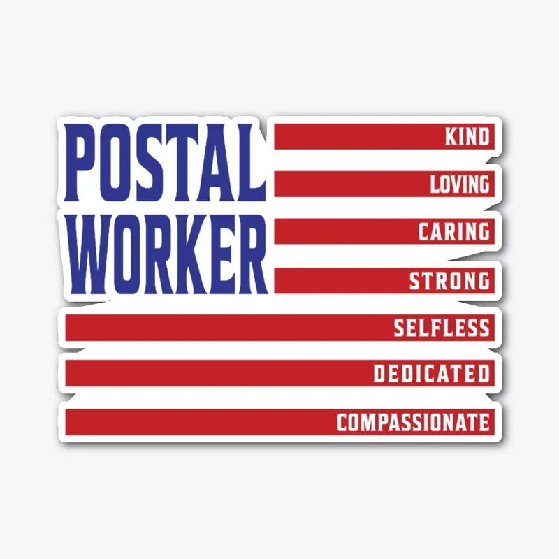 Postal Worker Flag Hoodie 