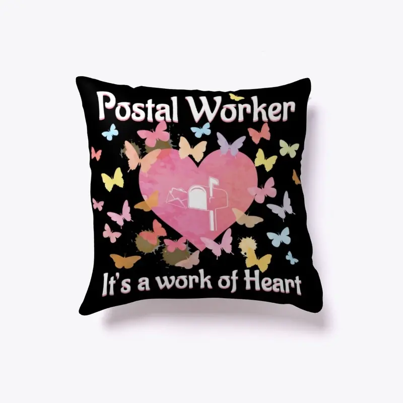 Cute Postal Worker Pillow