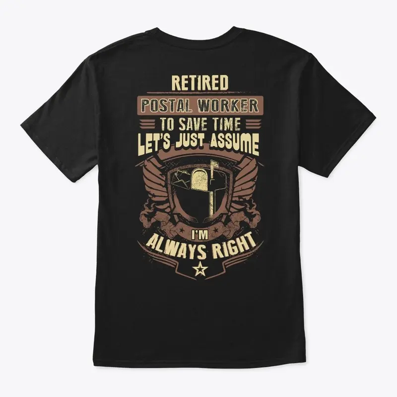 Retired Postal Worker Shirt 