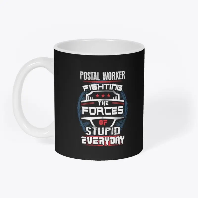 Postal Worker Fighting Forces Hoodie